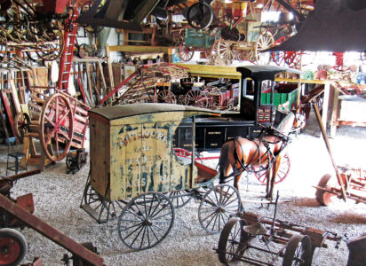 Faces of Future Antique Farm Equipment Collecting Image